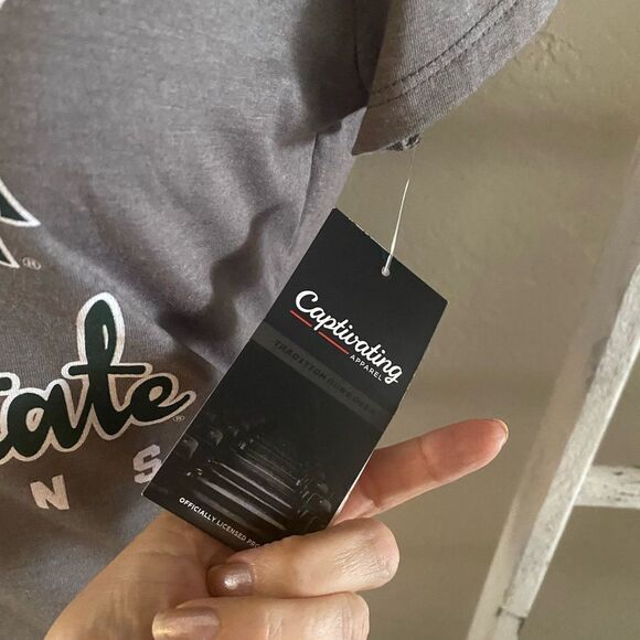 NWT Michigan State V-Neck T Shirts szs S-3XL - Picture 6 of 9